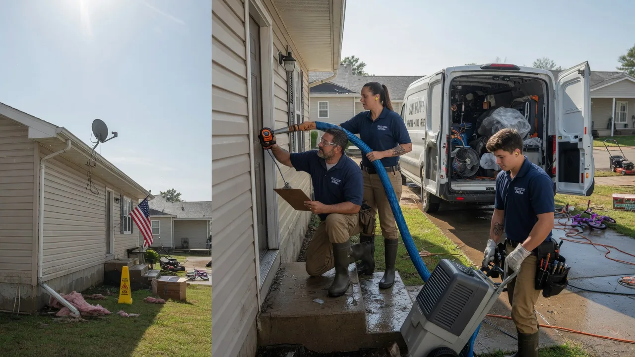 Ceiling Water Damage Restoration in Clearmont, WY near me